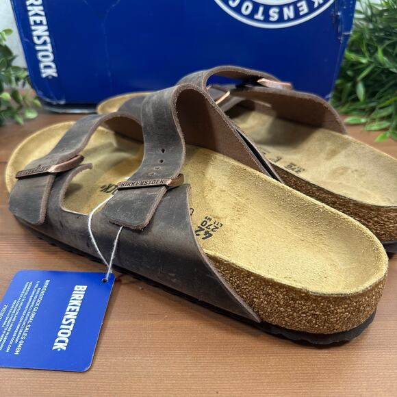 Birkenstock Arizona Oiled Leather Habana Sandals Size 42 US W11/M9 0052531 - Picture 6 of 11